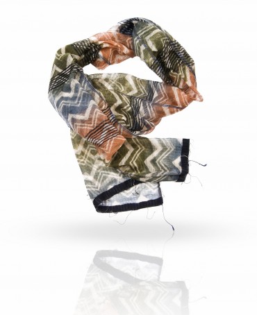 Палантин Женский SW-ZIGZAG/GR.GREEN